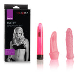 CalExotics Sultry Sensations Starter Kit — Massager with Two Sleeves, Pink - SE2058003
