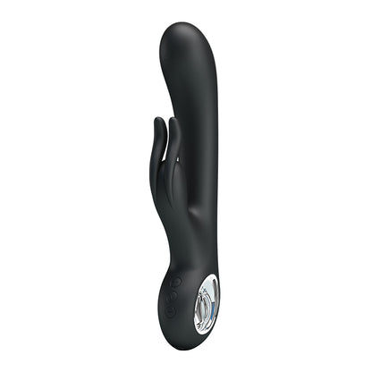Pretty Love Carina 7 Function Rabbit Syle Vibrator - Black by Pretty Love