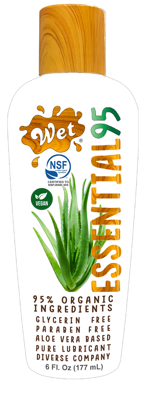 Wet Essential95™ 95% Organic Aloe Lubricant — 6 fl oz (177 mL) - WT926