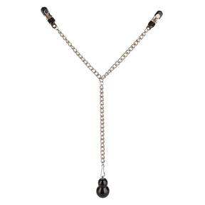 CalExotics Nipple Play Weighted Dual-Tier Nipple Clamps - SE2593012