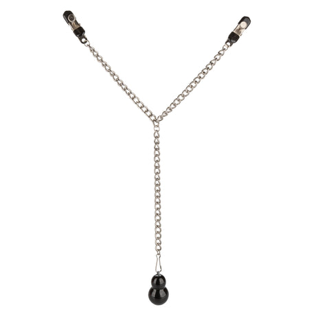 CalExotics Nipple Play Weighted Dual-Tier Nipple Clamps - SE2593012