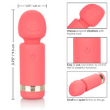 CalExotics Slay Exciter Mini Wand Vibrator — 4-inch USB Rechargeable - SE4407153