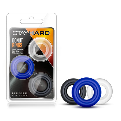 Stay Hard Donut Rings - 3 Pack by Blush