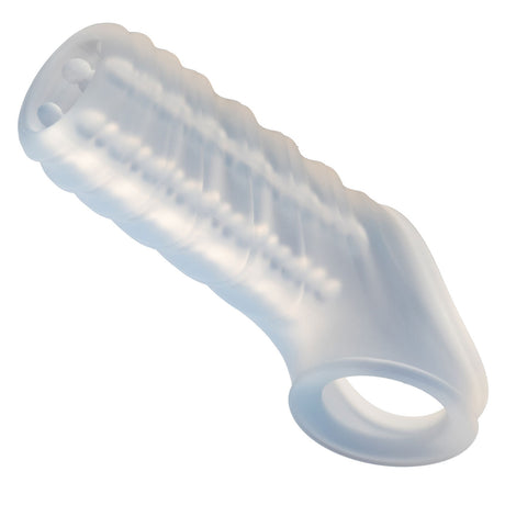 CalExotics Performance Maxx Liquid Silicone Reversible Sleeve — Clear - SE1632703