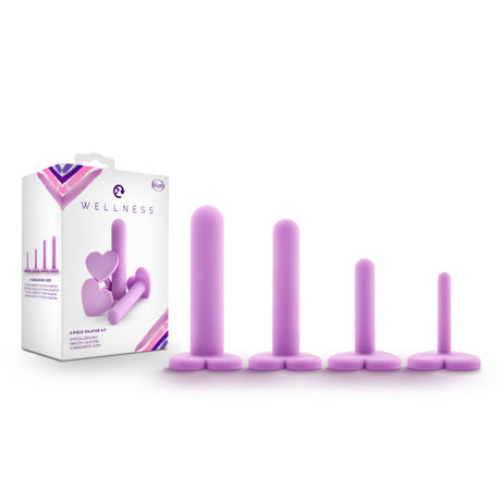 Blush Wellness Silicone Dilator Kit — 4-Piece, Purple - BL-444111
