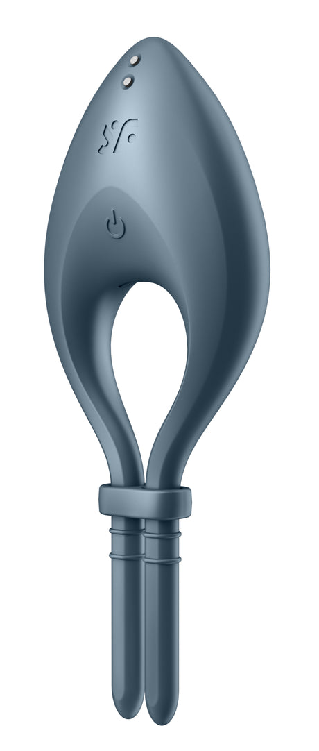 Satisfyer Bullseye Size-Adjustable Ring Vibrator — Dark Blue - SAT-J2008-33-2