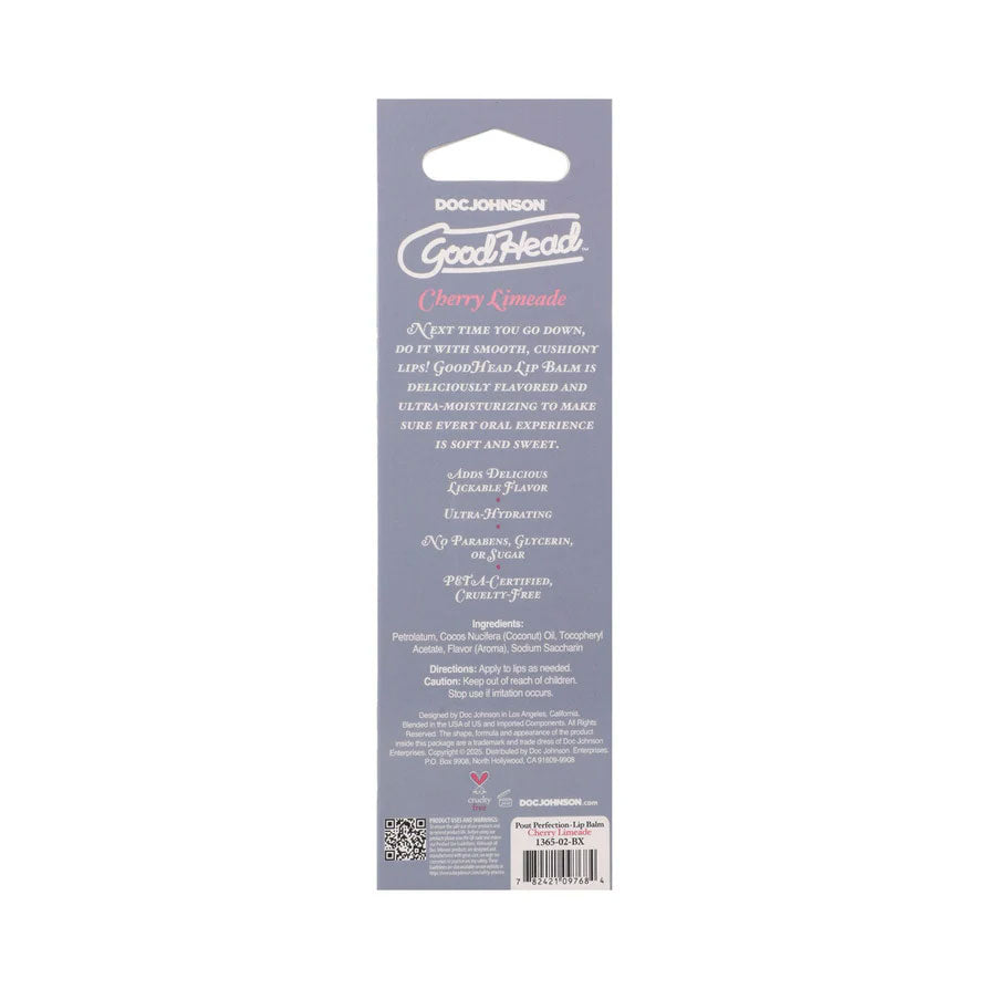 Goodhead - Pout Perfection - Lip Balm - Cherry Limeade - 0.50oz