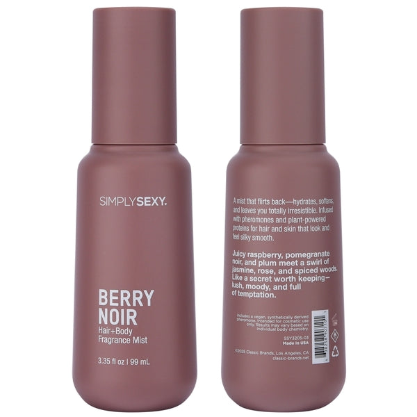 Simply Sexy Berry Noir Pheromone Hair & Body Mist - 3.35 fl oz - SSY3205-03