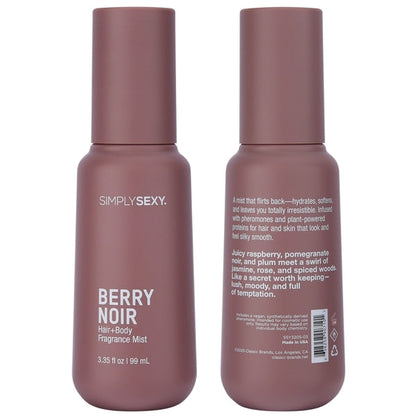 SIMPLY SEXY - PHEROMONE HAIR + BODY MIST - BERRY NOIR - 3.35 floz | 99mL by Simply Sexy