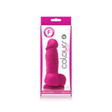 nsnovelties Colours Pleasures Realistic Dildo, 4" Pink - NSN0404-14