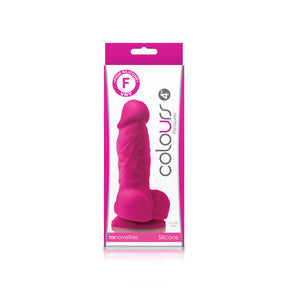 nsnovelties Colours Pleasures Realistic Dildo, 4" Pink - NSN0404-14