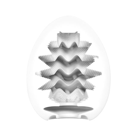 Tenga Egg Standard — Wavy Textured Stroker - TN213S