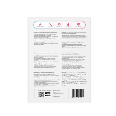 Lovense Mission 2 Vibrating Suction-Cup Dildo - LS0401