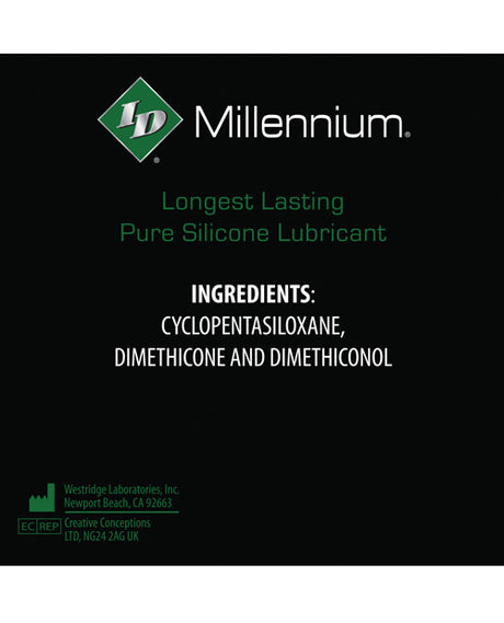 ID Millennium Silicone Lubricant, Long-Lasting 12 ml