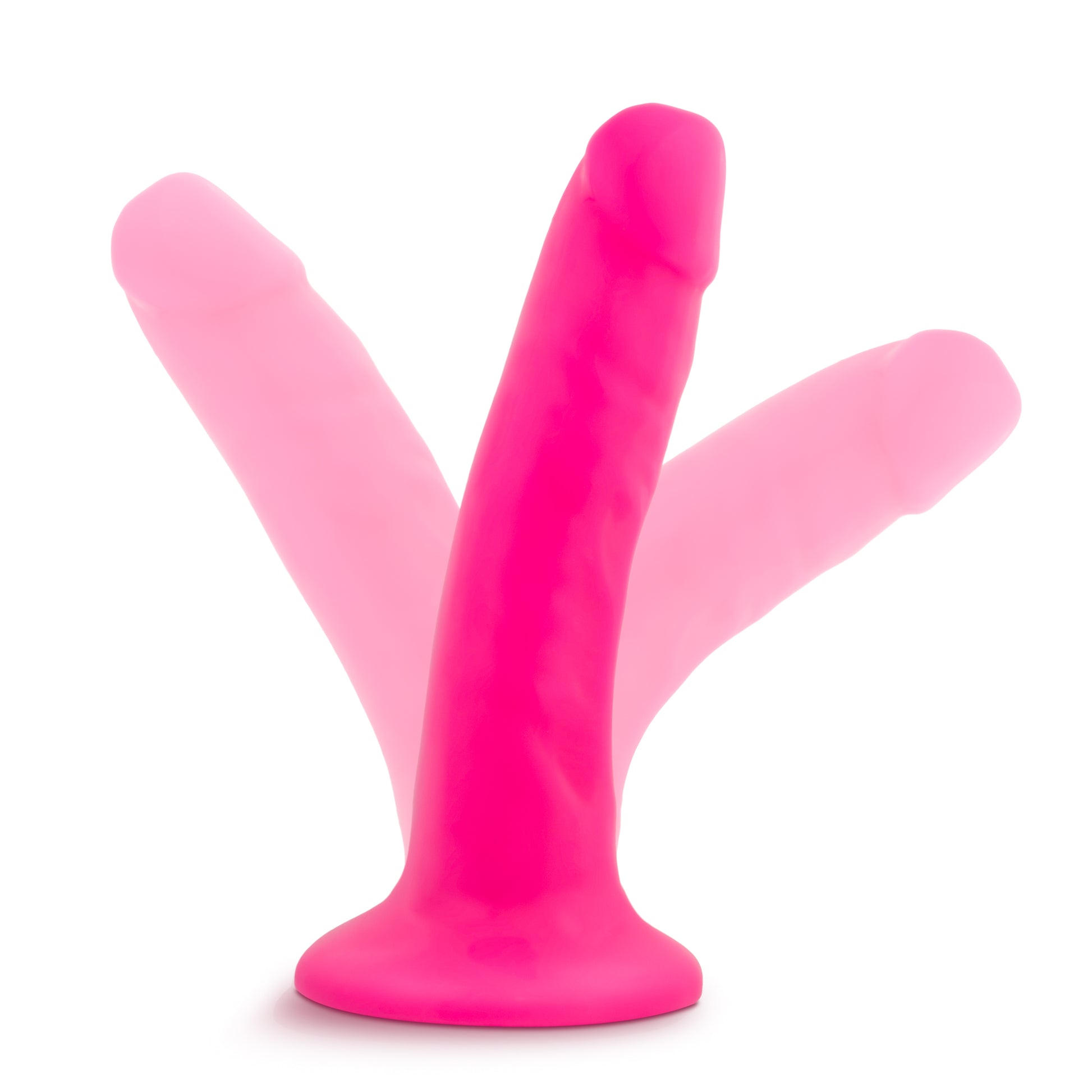 Neo - 5.5 Inch Dual Density Cock - Neon Pink by Blush