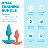 b-Vibe Butties Anal Training Set — 2-Piece Plug Bundle - BV7964