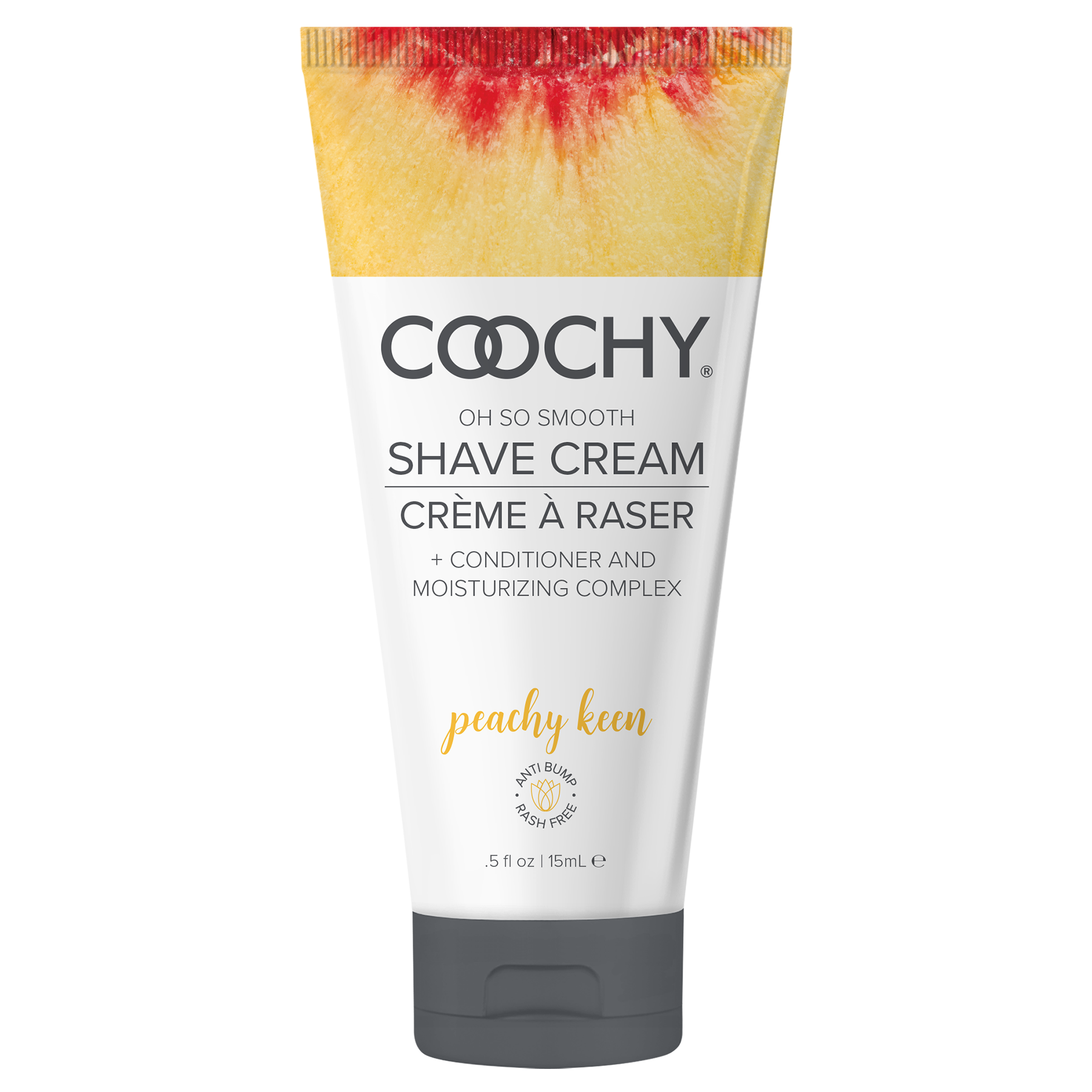 Coochy Shave Cream - PEACHY KEEN tube 0.5 fl oz | 15mL by Coochy