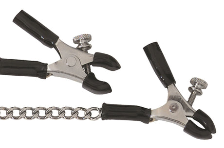 Spartacus Adjustable Micro Plier Nipple Clamps with Link Chain - SPF-31
