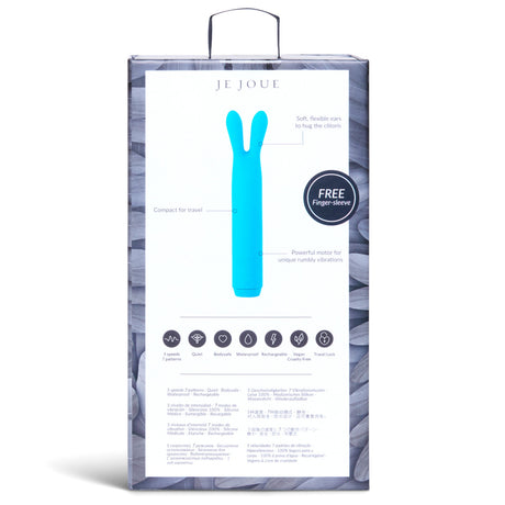 Je Joue Rabbit Bullet Vibrator Teal, 5-inch - JE415TL