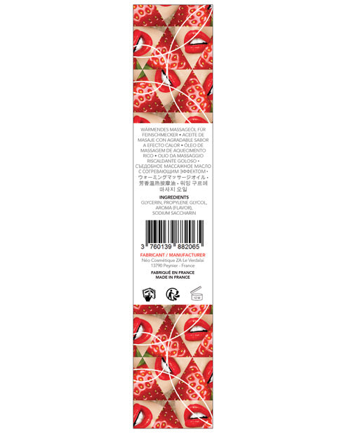 EXSENS of Paris Warming Massage Oil - Strawberry by Exsens