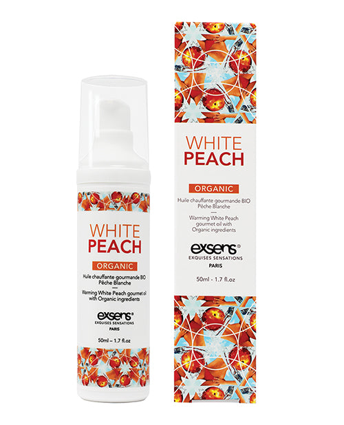 EXSENS of Paris Organic Massage Oil - 50 ml White Peach by Exsens