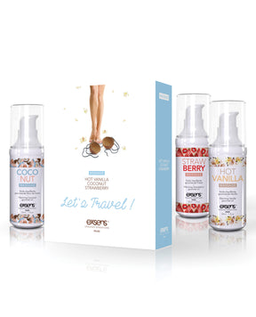 EXSENS of Paris Let's Travel Massage Oil Set by Exsens