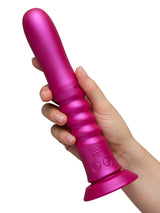 ROMP Jiggle Thrusting Vibrator — Cosmic Pink, Suction Base - RM2485