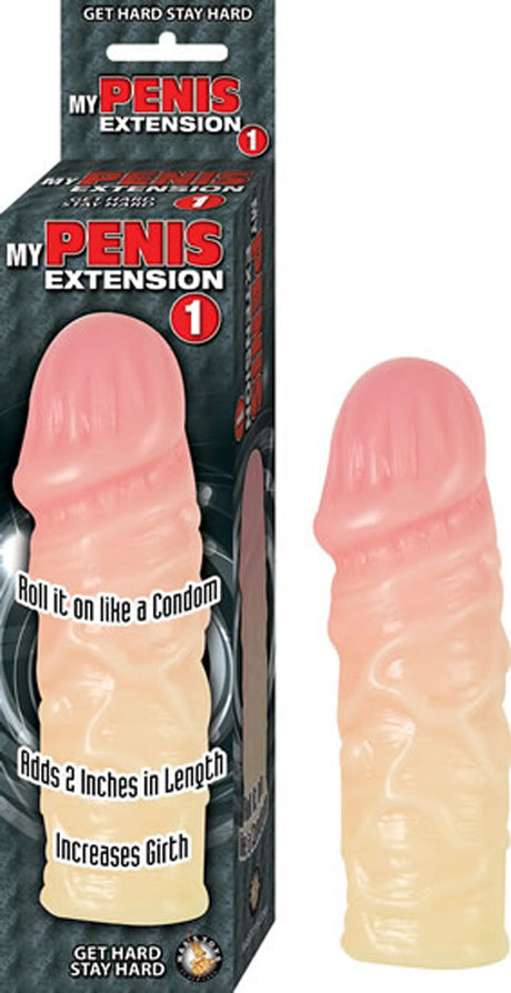 Nasstoys My Penis Extension 1 — Flesh, Adds 2 Inches (5.5 in) - NW2698-1