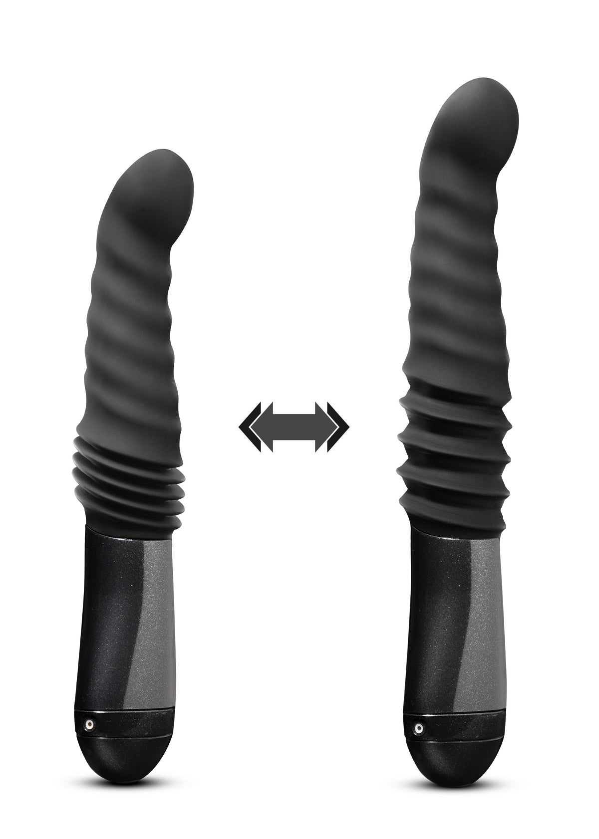 Blush Temptasia Lazarus Thrusting Dildo — Black, 10 in - BL-29985