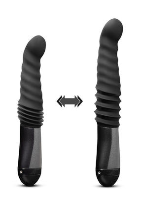 Blush Temptasia Lazarus Thrusting Dildo — Black, 10 in - BL-29985