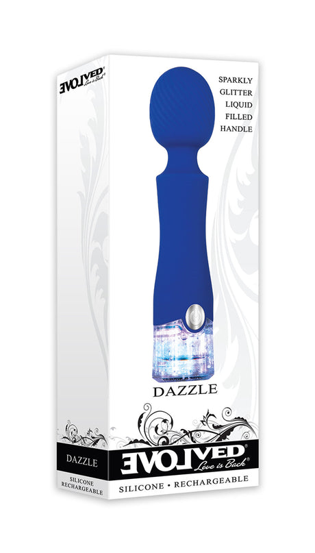 Evolved Novelties Dazzle Rechargeable Wand Vibrator - EN-RS-4357-2