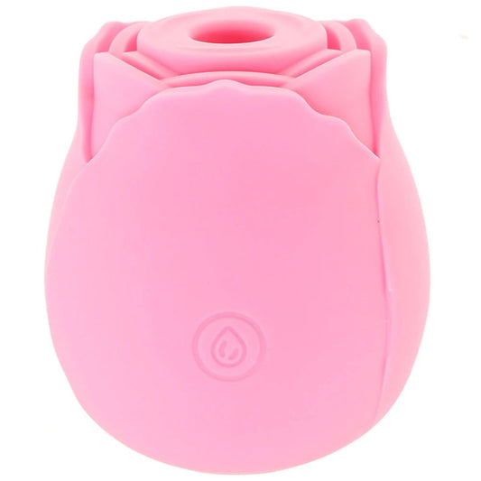 XR Brands Inmi Bloomgasm Wild Rose Clitoral Stimulator — Pink, Rechargeable - INM-AG870
