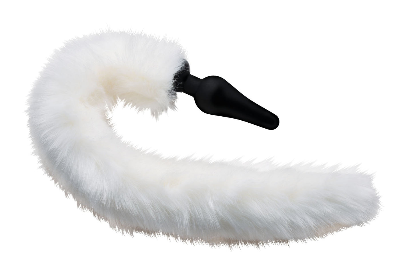 White Fox Tail Anal Plug and Ears Set by XR Brands