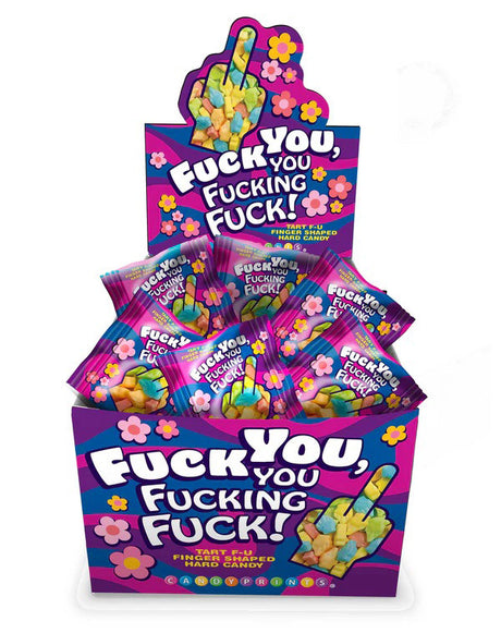 Little Genie Middle-Finger Candy Display — 100 Mini Packs - LG-CP1258