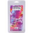 Doc Johnson Crystal Jellies Novice Pop Plug — 3.75 in Insertable, Pink - DJ0283-17-CD