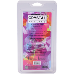 Doc Johnson Crystal Jellies Novice Pop Plug — 3.75 in Insertable, Pink - DJ0283-17-CD