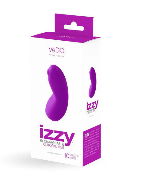 VeDO Izzy Rechargeable Clitoral Vibe — Violet Vixen - VI-F0410