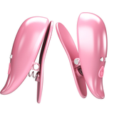 Pretty Love Leaf Wireless Nipple Clamps, Pink - BI-300036
