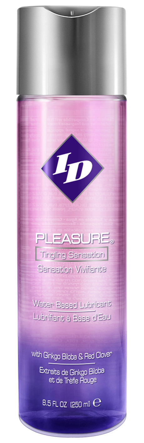 I.D. Lubricants Pleasure Tingling Water-Based Lubricant, 8.5 fl oz (251 mL) - ID-PLS-08