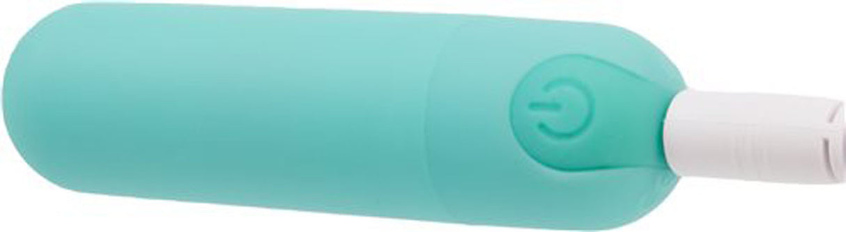 BMS Factory Power Bullet Essential 3.5" Rechargeable Bullet — Teal - BMS5719-3