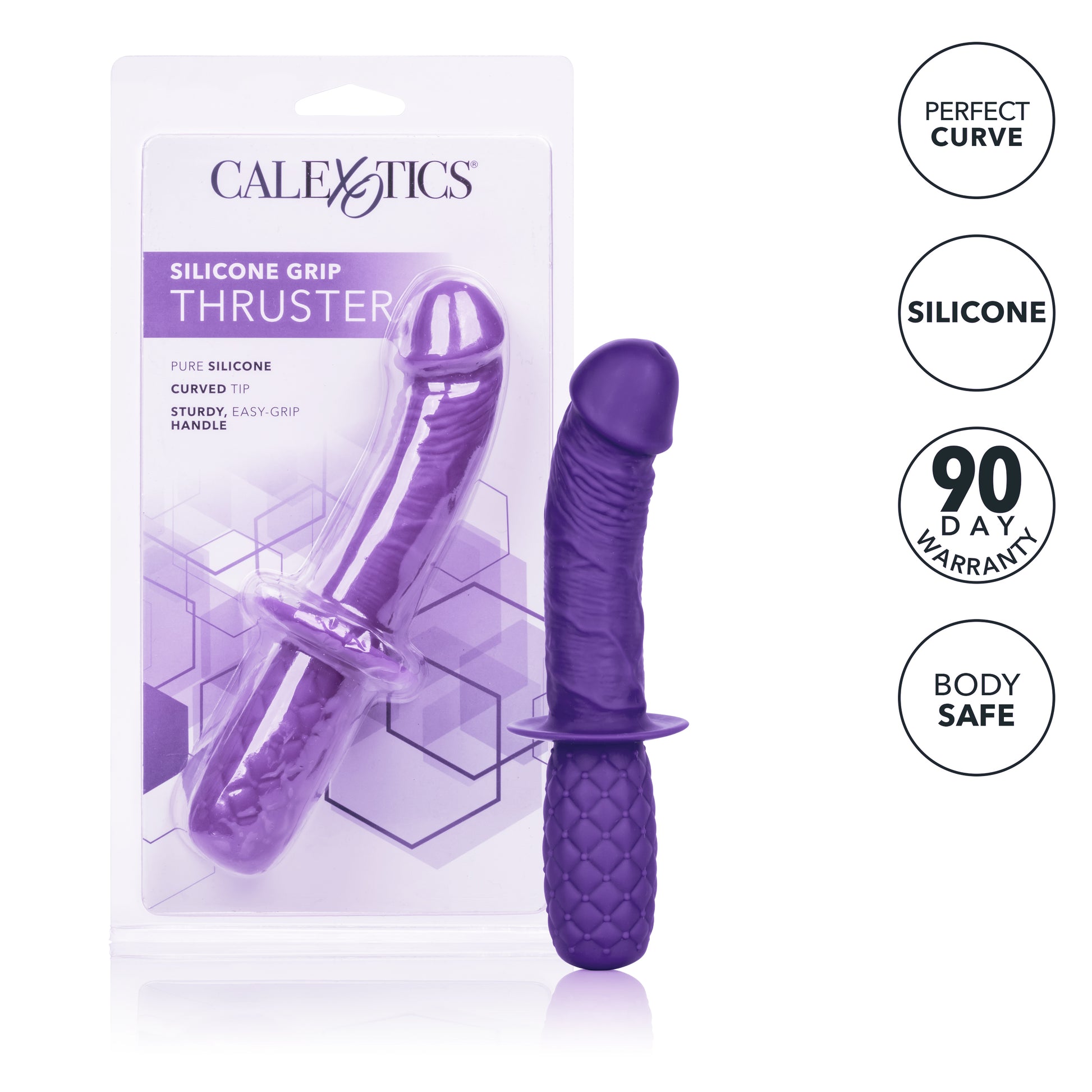 Silicone Grip Thruster - Purple by CalExotics