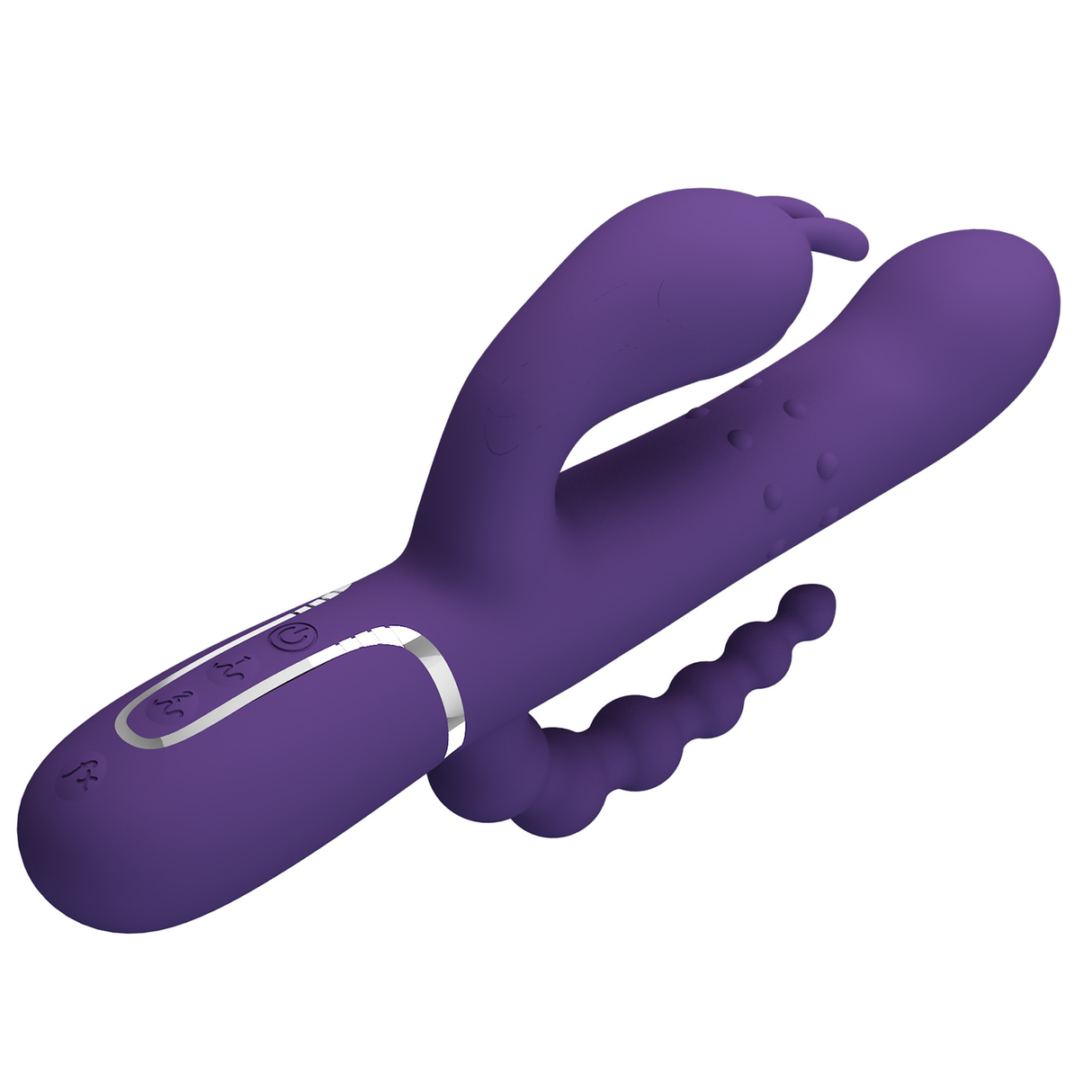 Pretty Love Cammy 4‑in‑1 Triple‑Stimulation Vibrator — Purple - BW-500036-2