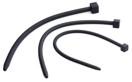 "Master Series Bolted Deluxe XL Urethral Sound Set  - Black MS-AF241"