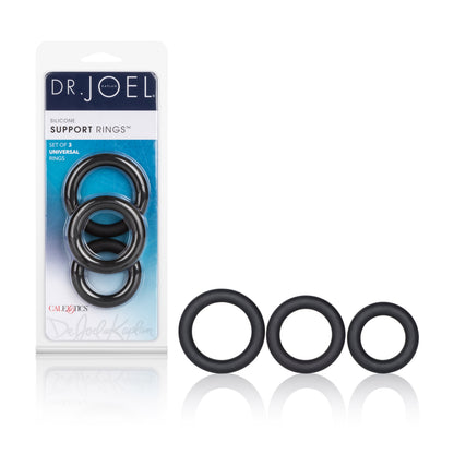 Dr. Joel Kaplan Silicone Support Rings - Black by CalExotics