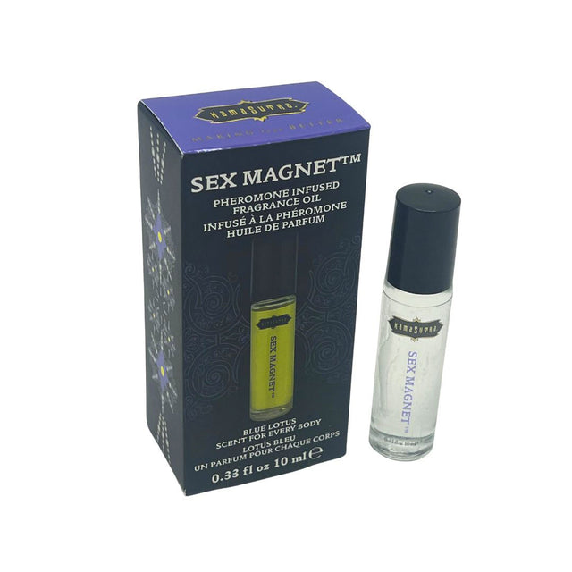 Kama Sutra Sex Magnet Blue Lotus Pheromone Roll-On Fragrance Oil, 10 ml - KS12066