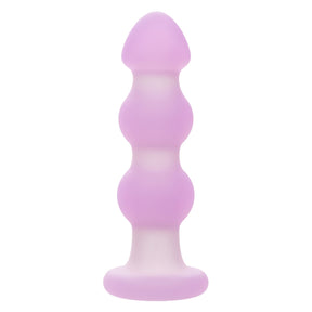 CalExotics Lavender Haze Beaded Anal Probe — Silicone, 10 Functions - SE0382153