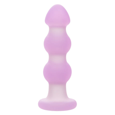 CalExotics Lavender Haze Beaded Anal Probe — Silicone, 10 Functions - SE0382153
