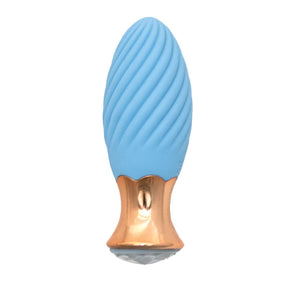 Nasstoys Diamond Tulip Finger Massager — Blue - NW3209
