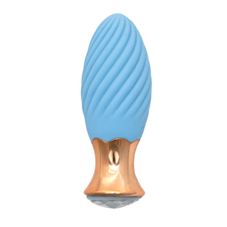 Nasstoys Diamond Tulip Finger Massager — Blue - NW3209