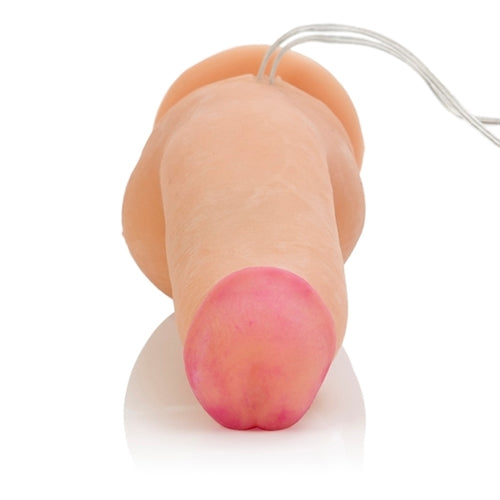 Max Vibrating Cock and Balls - Natural by CalExotics